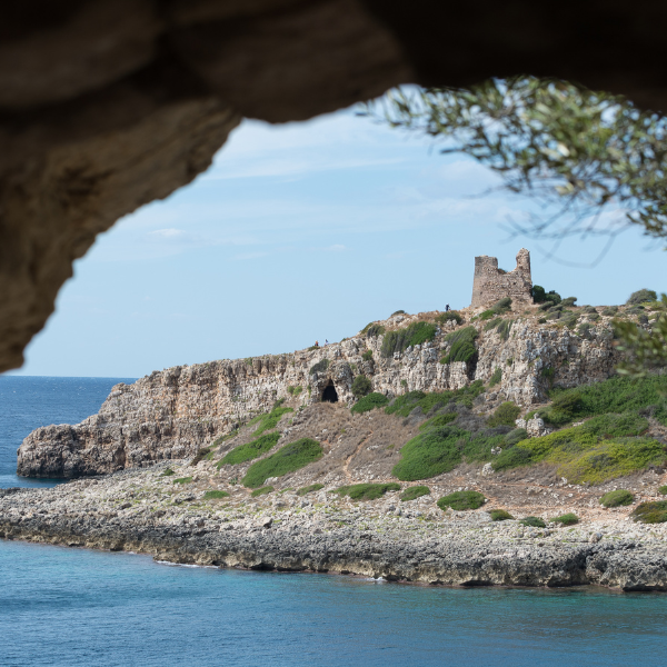 Torre Uluzzo a Nardò nel Parco Naturale di Porto Selvaggio
